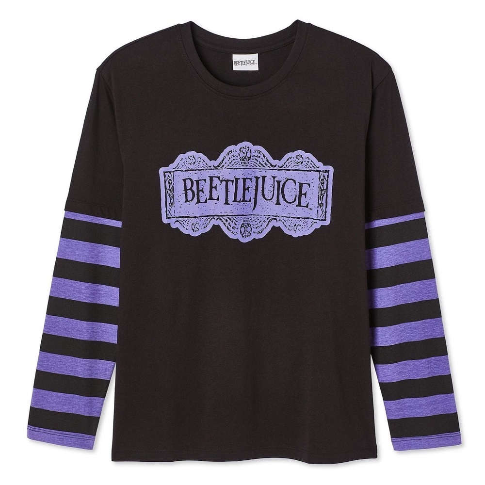 3/$30 Beetlejuice Graphic Long Sleeve Fooler Tee